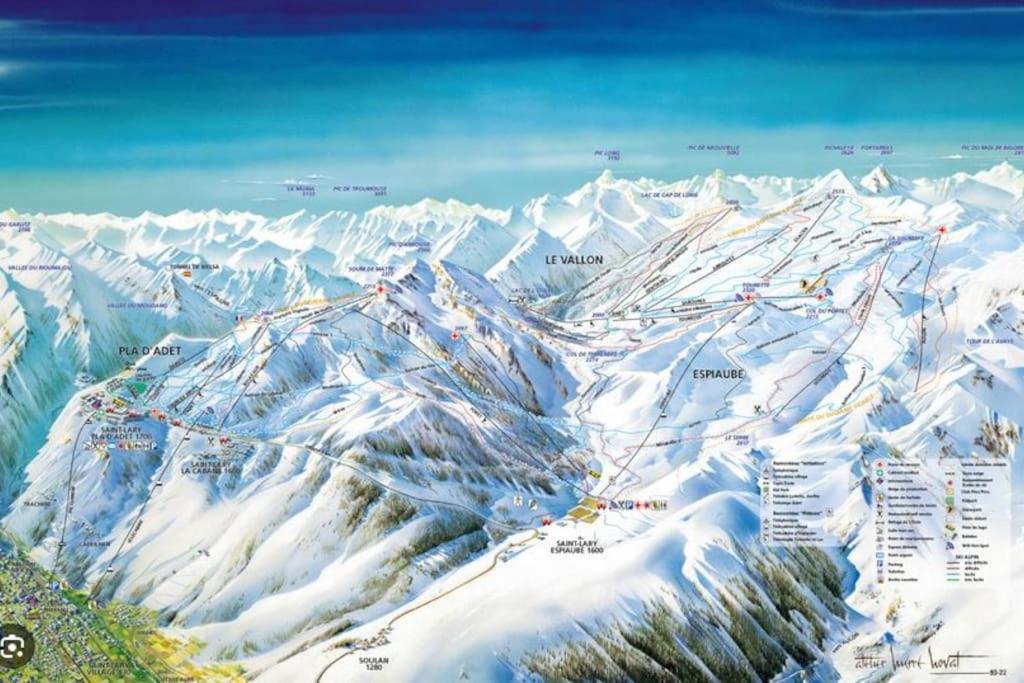 Vue Panoramique Sur Les Pyrenees Apartment Saint-Lary-Soulan Luaran gambar